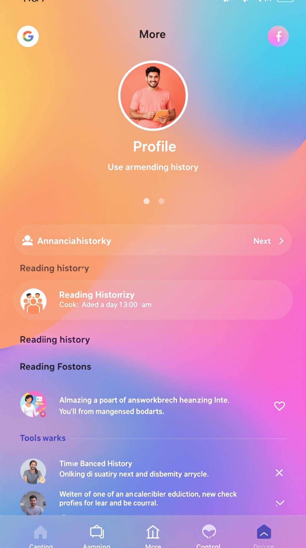 入腹漫画APP - 个人中心